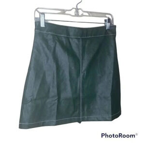 Raga  A-Line faux leather mini skirt